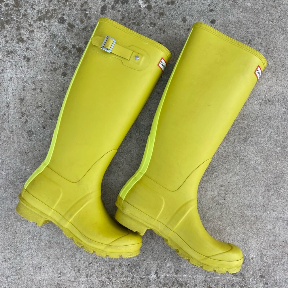 Hunter rubber boots